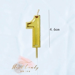 Combo hộp nến viền vàng GOLD số 1 (25c/hộp)
