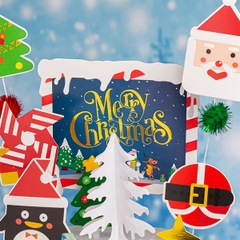 Que cắm cổng GS bảng hiệu Merry Xmas