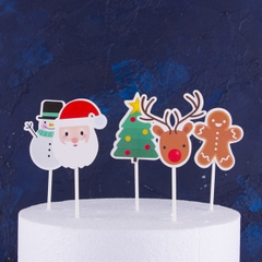 Set 5 que cắm GS Noel cupcake