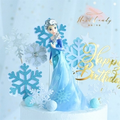 Trang trí Elsa cao váy xòe