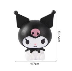 Trang trí Kuromi nhựa đẹp (9cm) L1