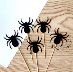 Set que cắm 5 con nhện đen