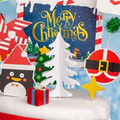 Que cắm cổng GS bảng hiệu Merry Xmas