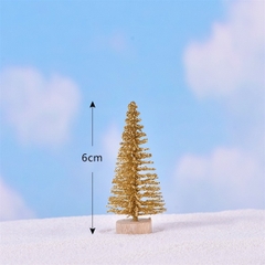 Trang trí GS cây thông vàng sz 6cm