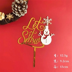 Topper mica GS Người tuyết Let's Snow