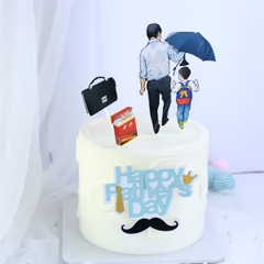 Set que HP Father's day bố và bé xanh