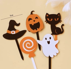 Set 5 que mica Halloween mũ + ma + mèo