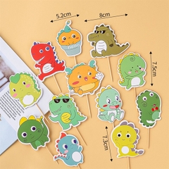 Set 12 que cắm hình khủng long các loại