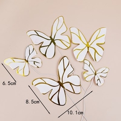 Set que cắm giấy bướm hồng