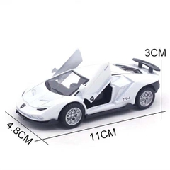 Trang trí siêu xe Lambo trắng