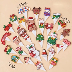 Set 140 tag cắm GS hình cô bé + bánh ngọt + gấu + thỏ
