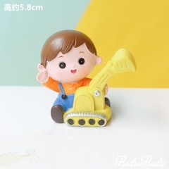 Trang trí kỹ sư nhỏ - máy ủi