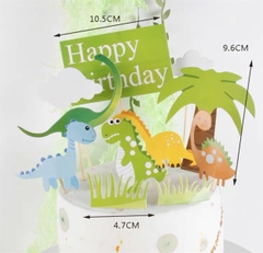 Set que HPBD khủng long + cây dừa