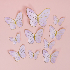 Set que cắm bướm vân tím(que sắt)