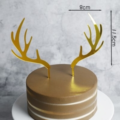 Topper mica GS sừng hươu vàng