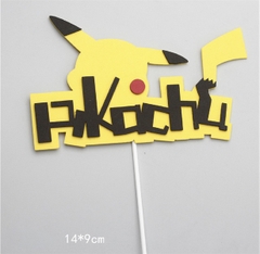 Que cắm xốp hình Pikachu màu vàng
