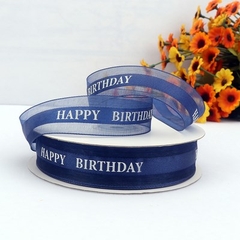 RB voan HPBD màu xanh coban