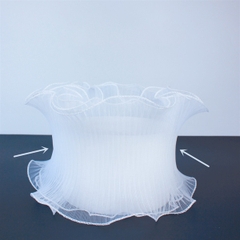 Trang trí dải ruy băng 1 lớp trắng (1.5m)