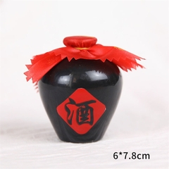Trang trí tết chum rượu - hũ rượu