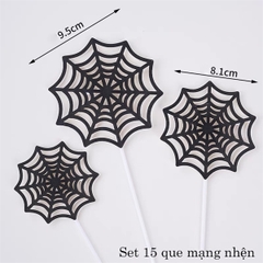 Set 15 que cắm mạng nhện tròn