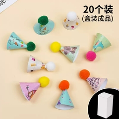 Set 20 mũ sinh nhật mini phong cách hoạt hình dễ thương mẫu 7