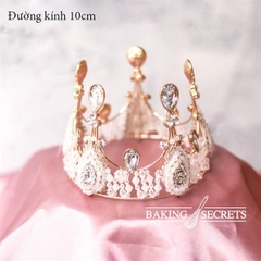 Trang trí vương miện pha lê dk 10cm