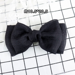 Trang trí nơ voan lớn màu đen (20.5*10.5cm)