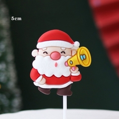 Trang trí silicon GS ông già Noel cầm loa