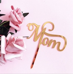 Topper mica Mom vàng