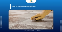 Cách Tẩy Ron Gạch Bị Đen Hiệu Quả