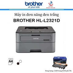 Máy in đơn năng Brother HL-L2321D (in 2 mặt/A4/USB) Bảo hành 24 tháng