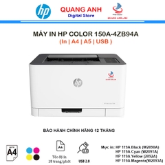 Máy in Laser màu HP 150A 4ZB94A (In| A4| A5| USB)