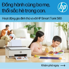 Máy in phun màu đa năng HP Smart Tank 580 1F3Y2A (A4 | In | Scan | Copy | USB | WIFI)