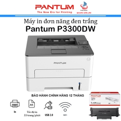 Máy in đơn năng Pantum P3300DW (In đảo mặt/A4/A5/USB/Lan/Wifi)