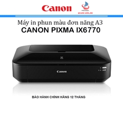 Máy In Phun Màu Canon PIXMA iX6770 ( In A3 / A4 / USB )