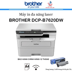 Máy in Laser đen trắng đa năng Brother DCP-B7620DW (A4 | In đảo mặt | Scan | Copy| USB | LAN | WIFI)