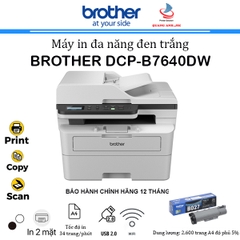 Máy in Laser đen trắng đa năng Brother DCP-B7640DW (A4 | In 2 mặt | Scan ADF 1 mặt | Copy | USB | LAN | WIFI)