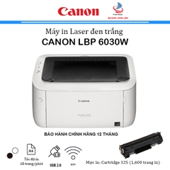 Máy In Laser Đơn Năng Canon 6030W  ( in 1 mặt / WIFI / USB / A4 -A5 ) Bảo Hành 12 tháng