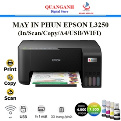 Máy in phun màu đa năng Epson L3250 (In, Scan, Copy, A4, USB, WIFI)