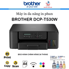 Máy in phun màu đa năng Brother DCP-T530DW (In đảo mặt | Copy | Scan | A4 | A5 | USB | WIFI)