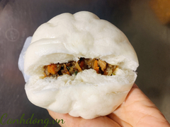 Bánh bao chay nhân rau củ Cánh Đồng (hộp 4 cái)
