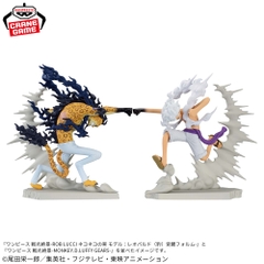 Mô hình Monkey D. Luffy Gear 5 Vs Rob Lucci - SENKOZEKKEI - OnePiece Chính hãng Bandai