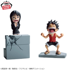Mô hình Monkey D Luffy & Nico Robin - WCF Log Stories - OnePiece Chính hãng Bandai