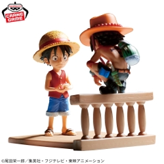 Mô hình Monkey D. Luffy & Ace - WCF Log Stories - OnePiece Chính hãng Bandai