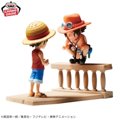 Mô hình Monkey D. Luffy & Ace - WCF Log Stories - OnePiece Chính hãng Bandai