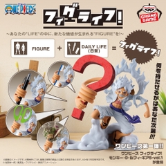 Mô hình Monkey D. Luffy Cầm Bút - Fig Life! - OnePiece Chính hãng Bandai