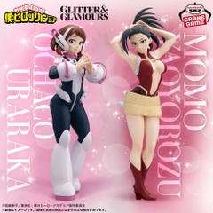Mô hình Ochaco Uraraka and Momo Yaoyorozu - Glitter&Glamours - My Hero Academia Chính hãng Bandai
