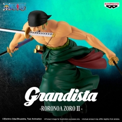 Mô hình Roronoa Zoro II - Grandista - OnePiece Chính hãng Bandai