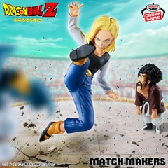 Mô hình Android 18 vs Mr. Satan - Match Makers (vs Mighty Mask) - Dragon Ball Chính hãng Bandai
