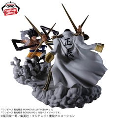 Mô hình Monkey D. Luffy Gear 4 vs Bosalino Kizaru- SENKOZEKKEI - OnePiece Chính hãng Bandai